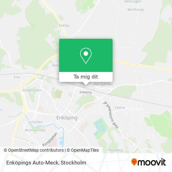 Enköpings Auto-Meck karta