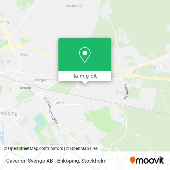 Caverion Sverige AB - Enköping karta