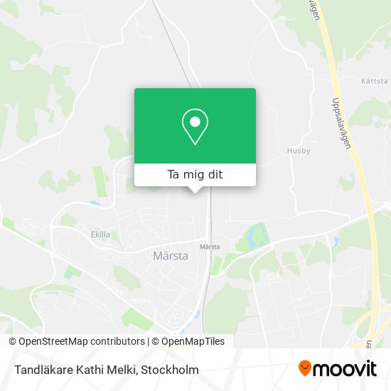 Tandläkare Kathi Melki karta