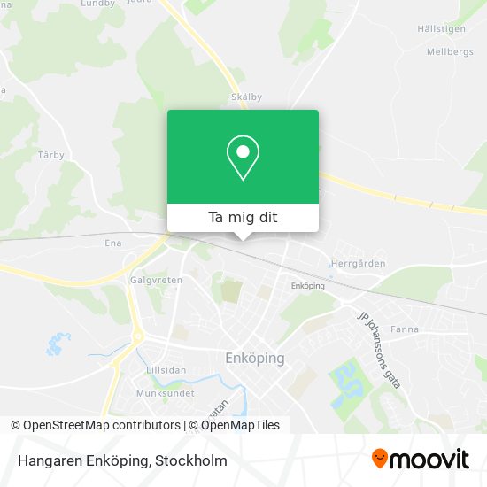 Hangaren Enköping karta