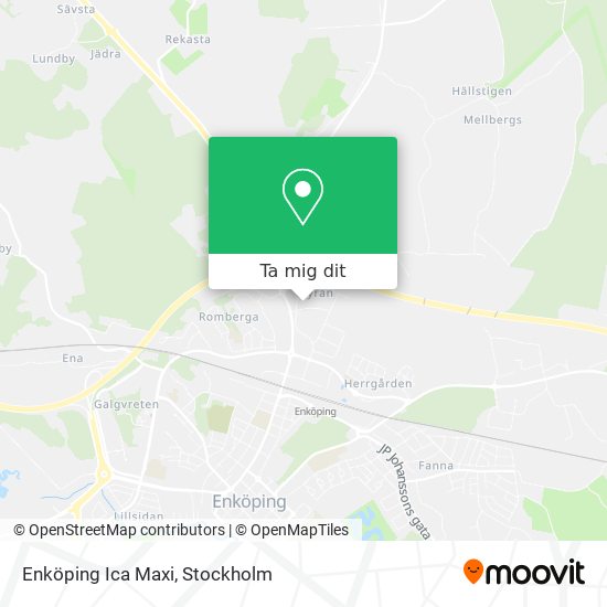 Enköping Ica Maxi karta