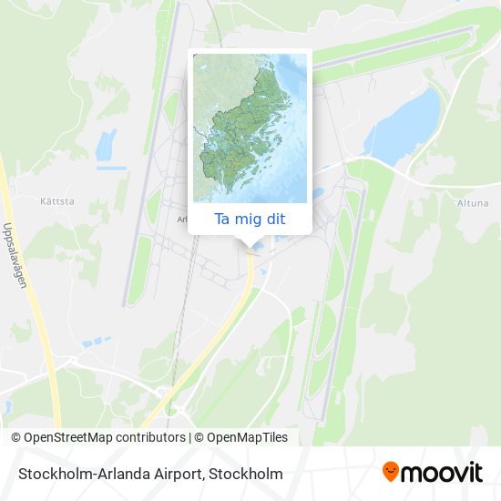 Stockholm-Arlanda Airport karta