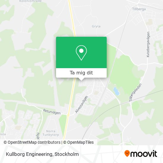 Kullborg Engineering karta