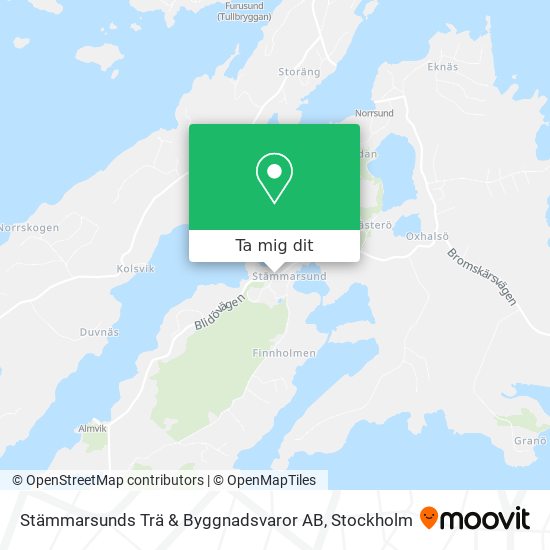 Stämmarsunds Trä & Byggnadsvaror AB karta