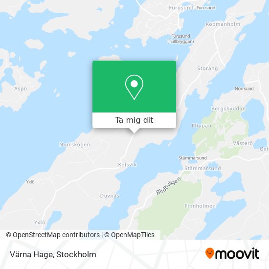 Värna Hage karta