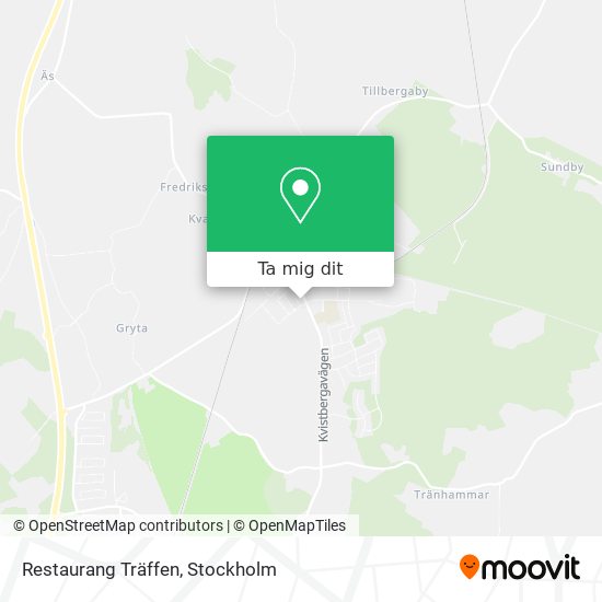 Restaurang Träffen karta