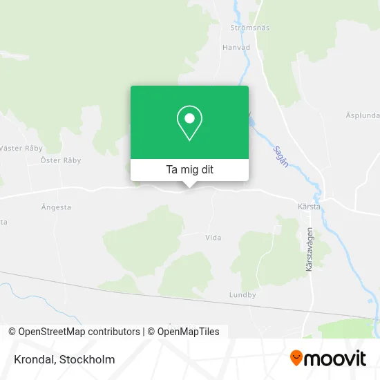 Krondal karta