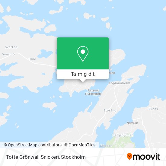 Totte Grönwall Snickeri karta