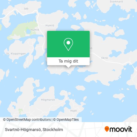 Svartnö-Högmarsö karta