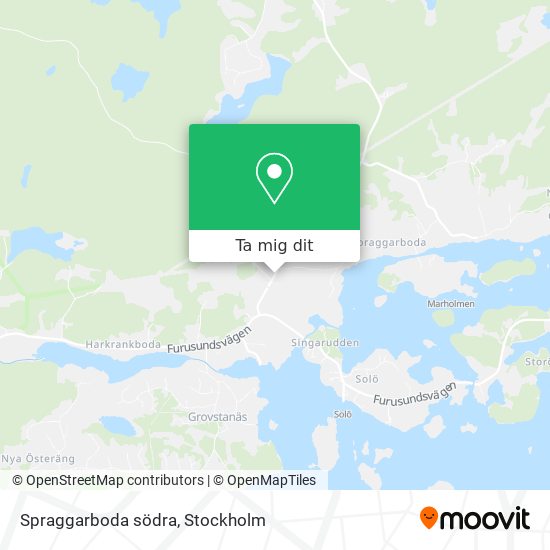 Spraggarboda södra karta