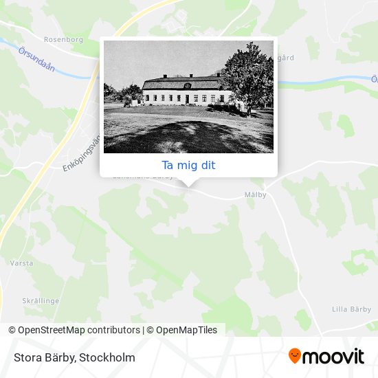 Stora Bärby karta