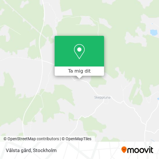 Vålsta gård karta