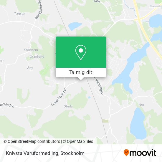 Knivsta Varuformedling karta