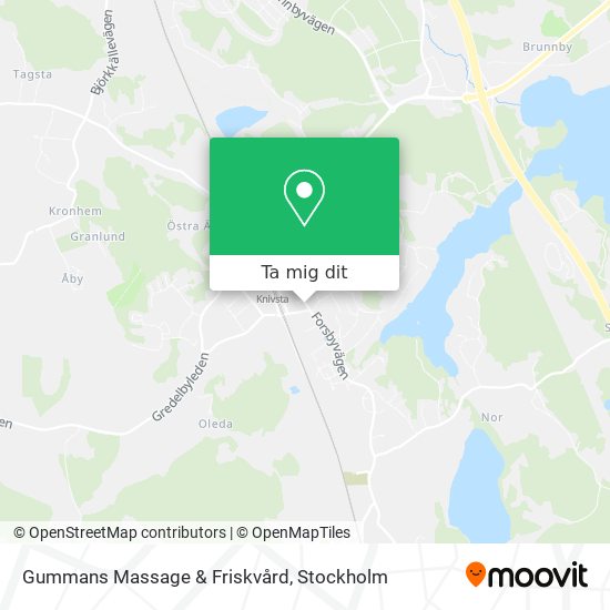 Gummans Massage & Friskvård karta