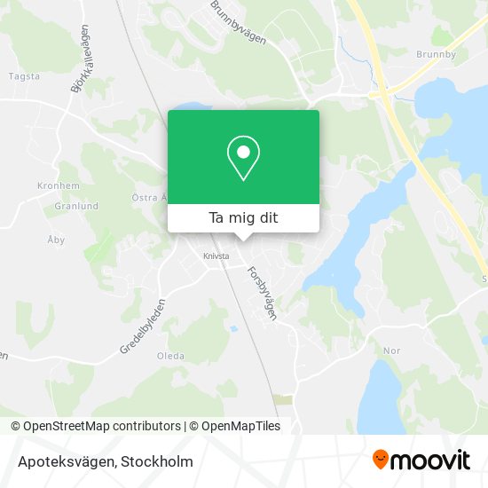 Apoteksvägen karta