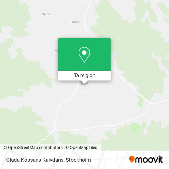 Glada Kossans Kalvdans karta