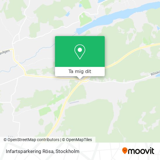 Infartsparkering Rösa karta