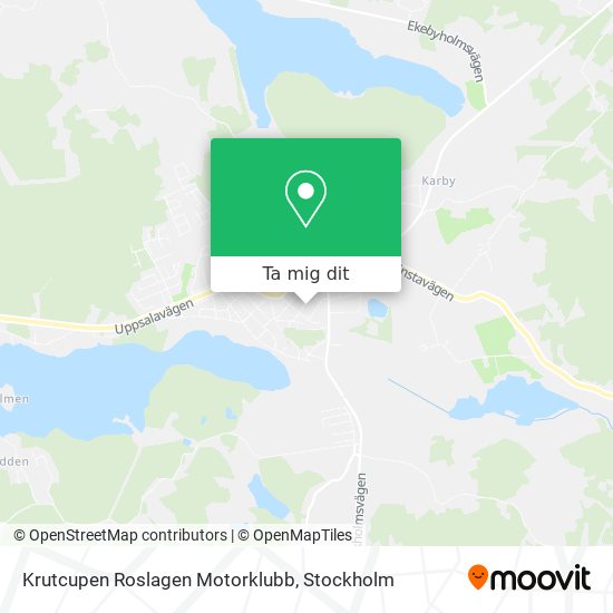 Krutcupen Roslagen Motorklubb karta