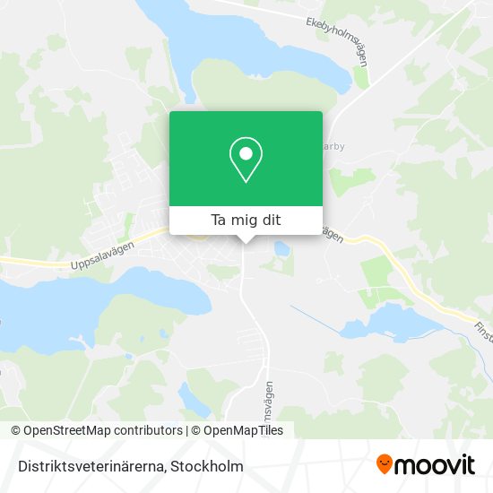 Distriktsveterinärerna karta