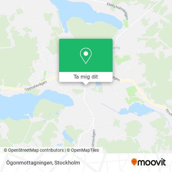 Ögonmottagningen karta