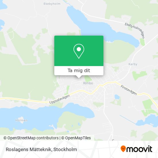 Roslagens Mätteknik karta