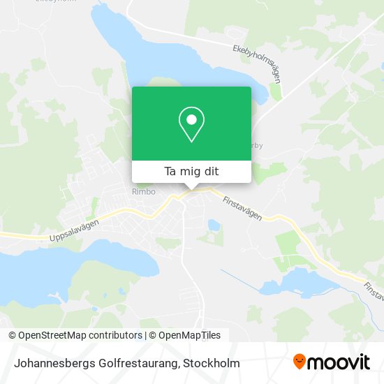 Johannesbergs Golfrestaurang karta