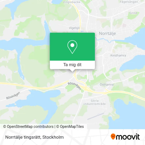 Norrtälje tingsrätt karta