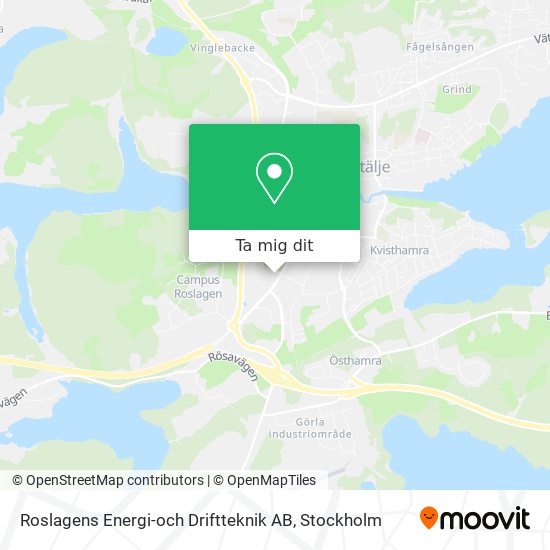 Roslagens Energi-och Driftteknik AB karta