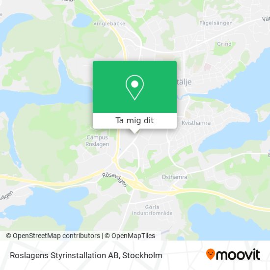 Roslagens Styrinstallation AB karta