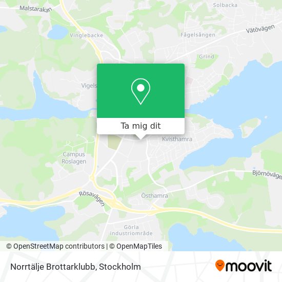 Norrtälje Brottarklubb karta