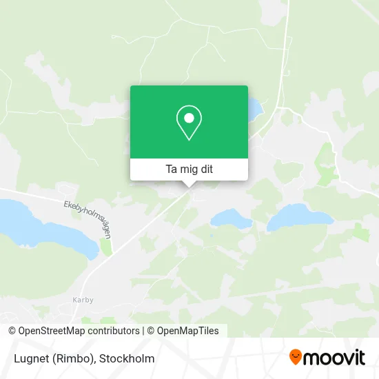 Lugnet (Rimbo) karta