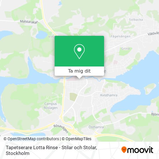 Tapetserare Lotta Rinse - Stilar och Stolar karta