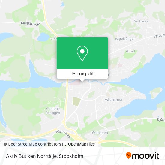 Aktiv Butiken Norrtälje karta
