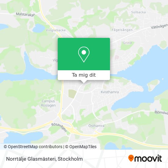 Norrtälje Glasmästeri karta