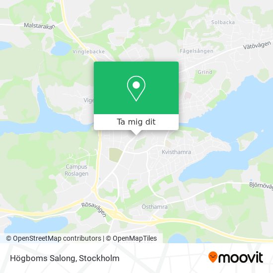 Högboms Salong karta