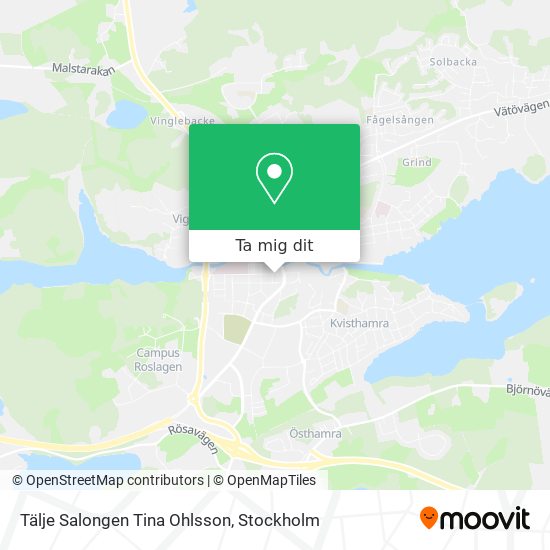 Tälje Salongen Tina Ohlsson karta