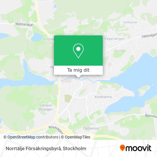 Norrtälje Försäkringsbyrå karta