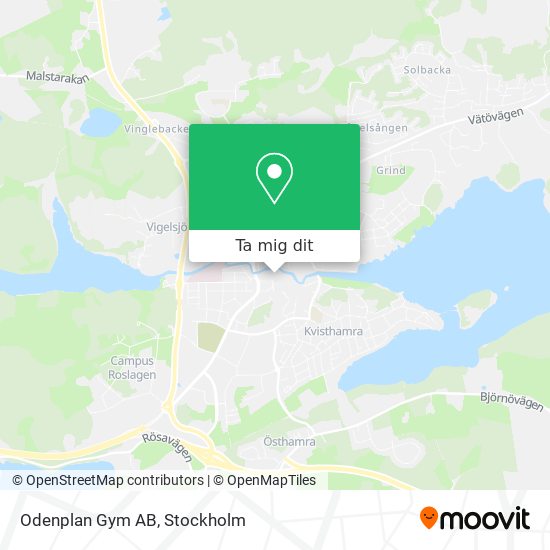 Odenplan Gym AB karta