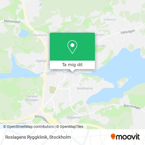 Roslagens Ryggklinik karta