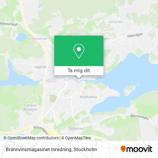 Brännvinsmagasinet Inredning karta