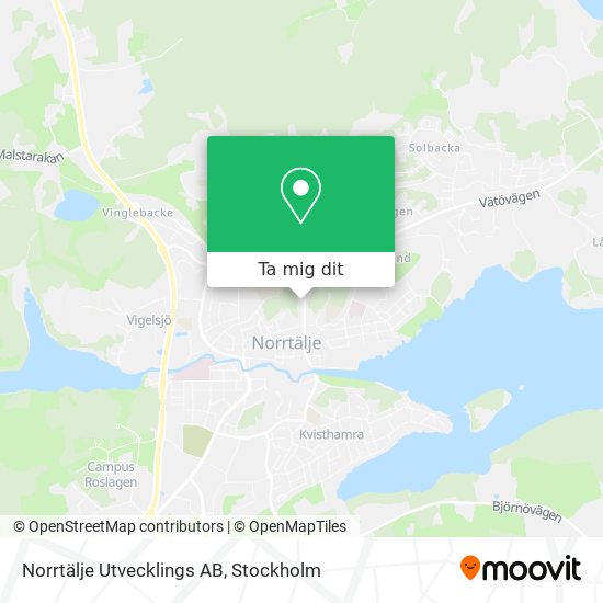 Norrtälje Utvecklings AB karta