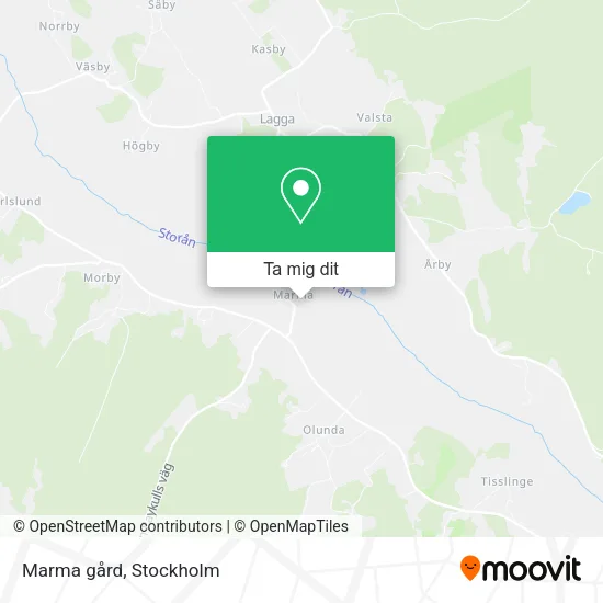 Marma gård karta