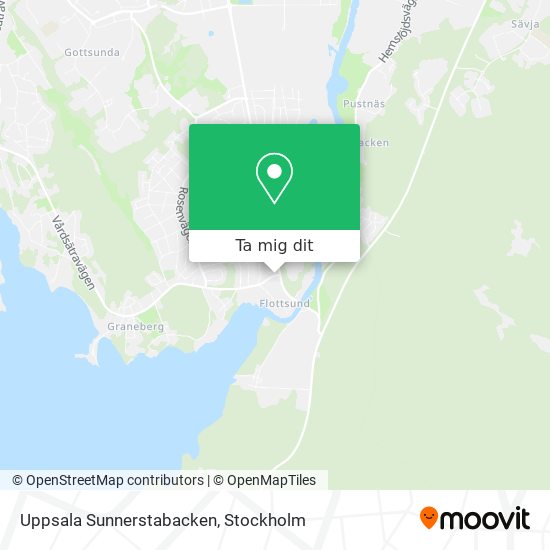 Uppsala Sunnerstabacken karta