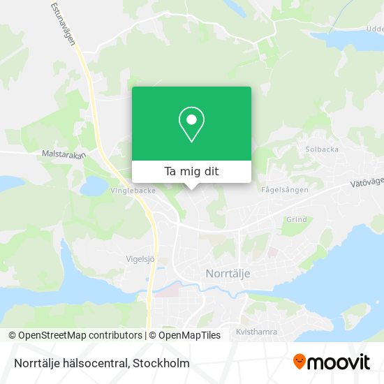 Norrtälje hälsocentral karta