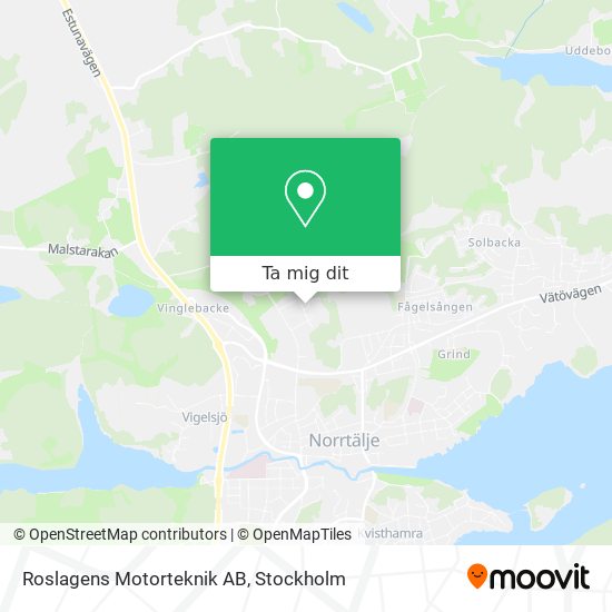 Roslagens Motorteknik AB karta