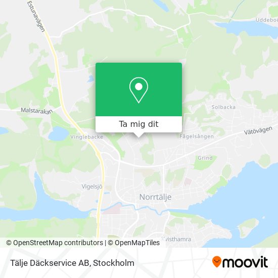 Tälje Däckservice AB karta