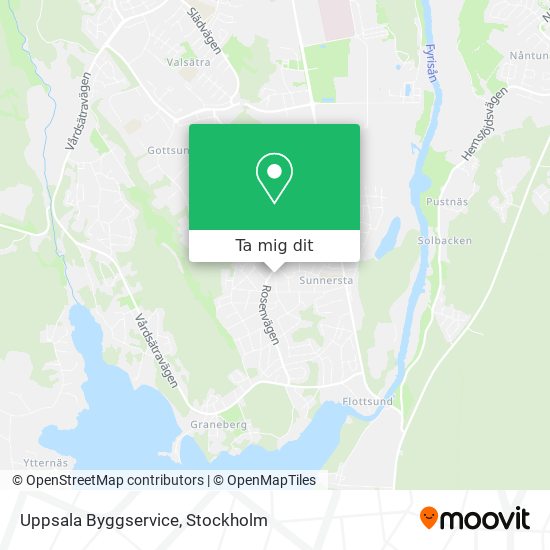 Uppsala Byggservice karta