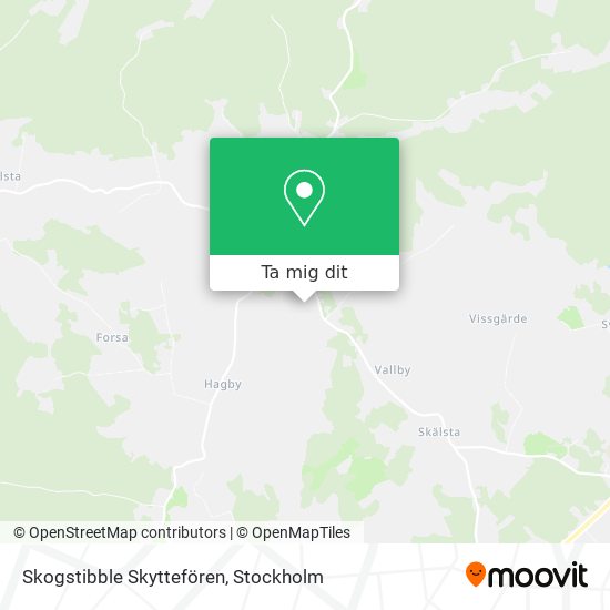 Skogstibble Skyttefören karta