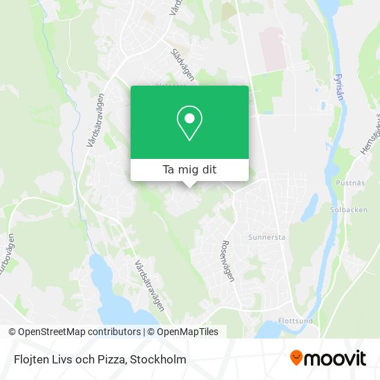 Flojten Livs och Pizza karta