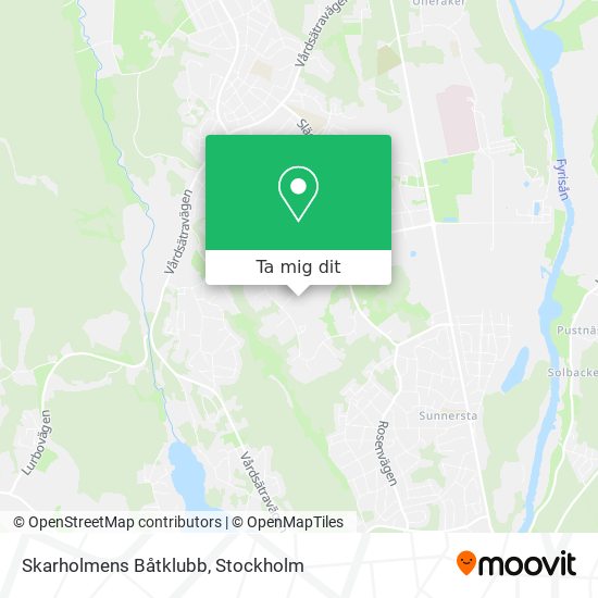 Skarholmens Båtklubb karta